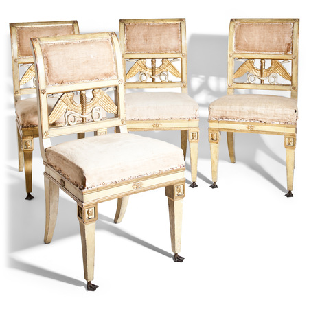 Klassizistische Stühle, Lucca um 1800