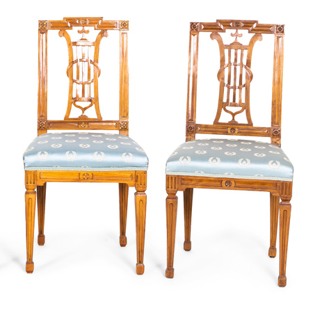 Paar Stühle, Oberbayrisch, um 1785