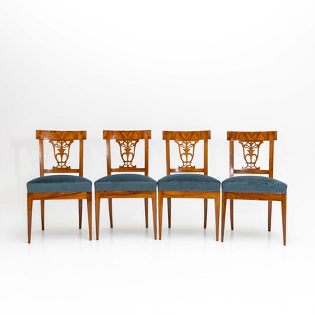 Biedermeier Stühle, mitteldeutsch um 1830