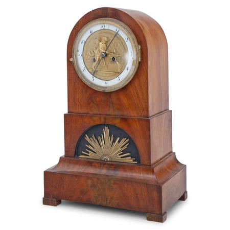 Biedermeier Uhr, Norddeutsch wohl Bremen um 1820