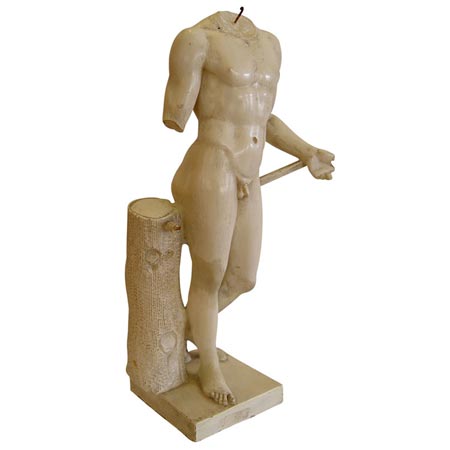 Kleine italienische Marmorstatue nach antikem Vorbild, 18. Jhd.