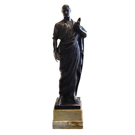 Bronzestatue eines Römischen Rhetorikers - Lewandowski, Stanislauw R. (1859-1940)
