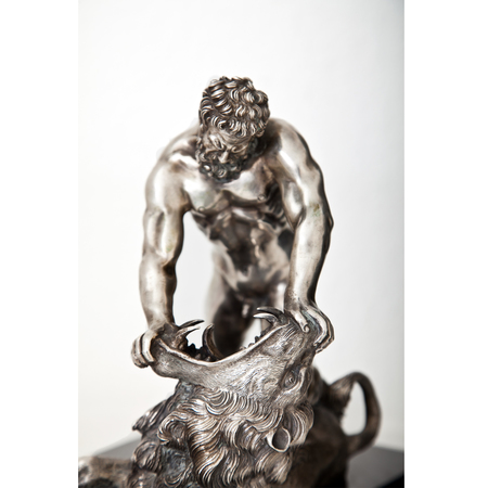 Herkules im Kampf mit dem Nemeischen Löwen, 19. Jahrhundert