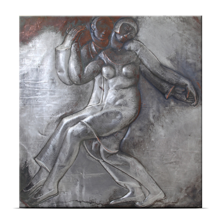 Art Deco Relief attr. Alfredo Biagini, Italien 1920er Jahre