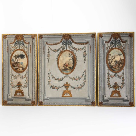 Dreiteilige Wandverkleidung, Frankreich oder Italien, 2. Hälfte 19. Jahrhundert