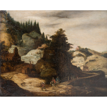 Landschaftsgemälde, Joos de Momper (1564-1635, zugeschr.)