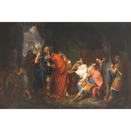 Alexander der Große und sein Arzt Philippus, Tischbein Umkreis, Ende 18. / Anfang 19. Jahrhundert