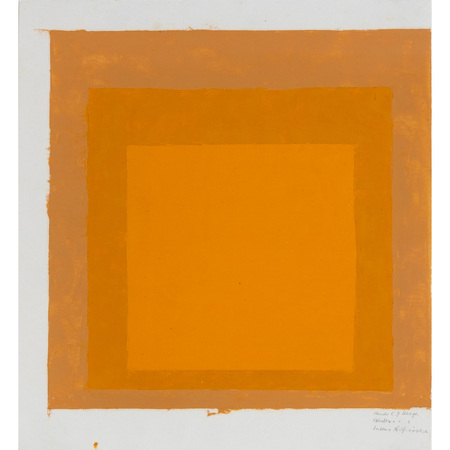 Josef Albers Studie zu Homage to the Square, ohne Jahr (sechziger Jahre)