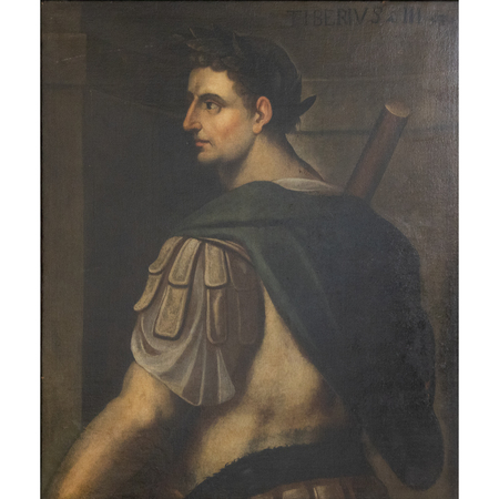 Portrait des Kaisers Tiberius, Nachfolger Bernardino Campi, wohl 17. Jahrhundert