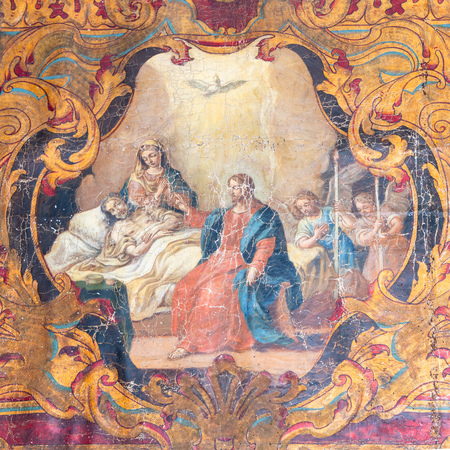 Cuoridoro, Der Tod des Heiligen Josef, Venedig 18. Jahrhundert