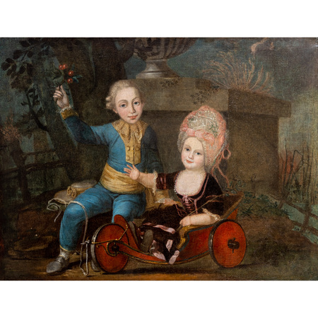 Spielende Kinder, Ende 18. Jahrhundert