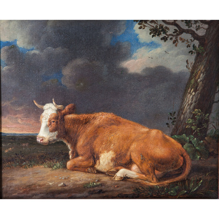 Worrell (zugeschr.), Liegende Kuh, England 19. Jahrhundert