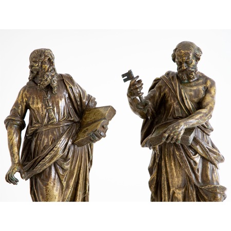 Bronzefiguren Petrus und Paulus, 18. Jahrhundert