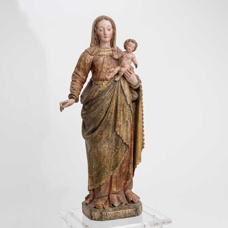 Stehende Madonna, Spanien, 17. Jahrhundert