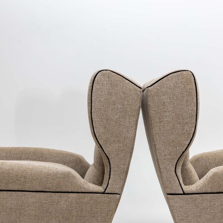 Paar italienische Lounge Sessel, Mitte 20. Jahrhundert
