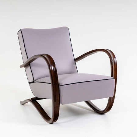 Lounge Chair H-269 by Jind?ich Halabala, Czech Republic 1930s