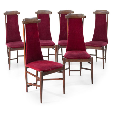 Stühle von Sergio Rodrigues für Isa Bergamo, 1950er