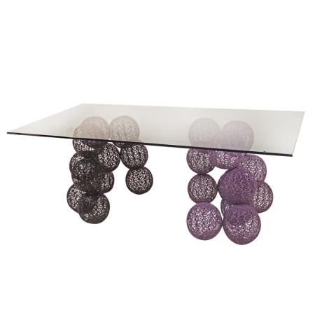 Tisch mit Kugelkonstruktion von Anacleto Spazzapan, Italien