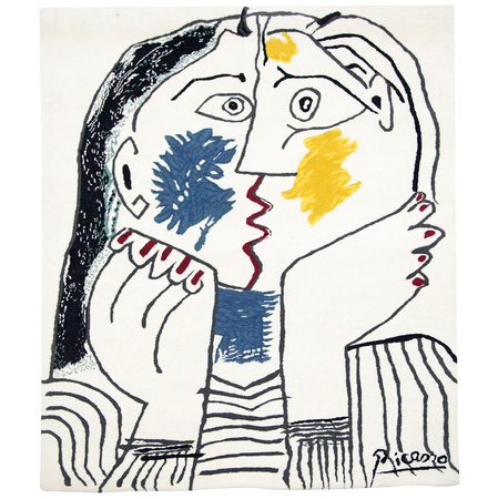 Picasso Wandteppich - Der Kuss 