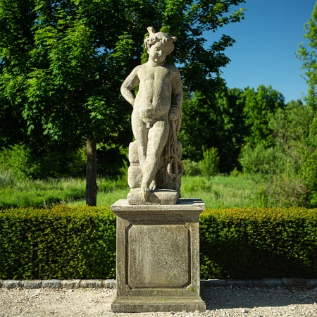 Gartenskulptur Hermes