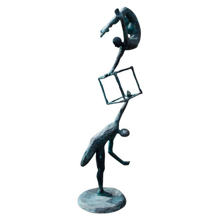 Bronzefigur ‚Akrobaten‘, 21. Jahrhundert