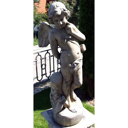 Gartenstatue Stehender Engel 
