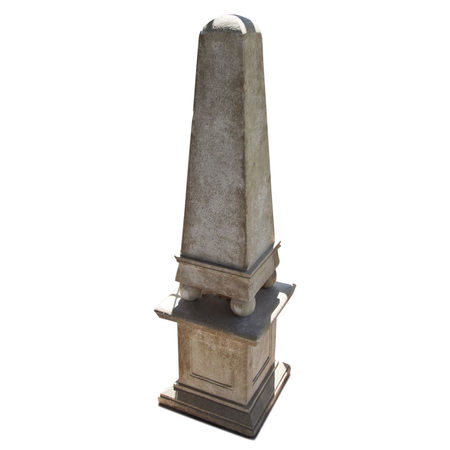 Obelisk aus Naturstein, 20. Jahrhundert