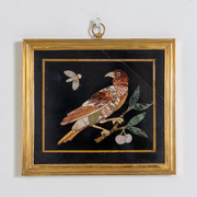 Pietra Dura Tafel mit Vogel, Florenz um 1700