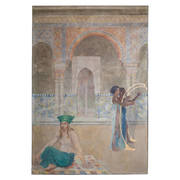 Gemäldezyklus nach Wielands Oberon von Josef Engelhart, Wien 1900