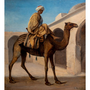 Karl-Wilhelm Gentz (1822-1890), Beduine auf Kamel, 19. Jahrhundert