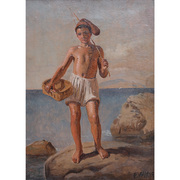 Constantin Hansen (1804-1880), Italienischer Fischerjunge, 1838.
