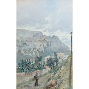 Holger Hvitfeldt Jerichau (1861-1900), Italienische Landschaft.