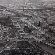 Ansicht von Paris, Jacques Alphonse Testard (sculp.)