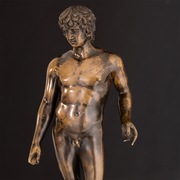 Bronze des Antinoos Farnese, Italien, Anfang 19. Jahrhundert