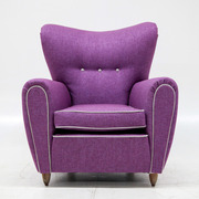 Lounge Sessel im Stil von Guglielmo Ulrich, Italien, 20. Jahrhundert