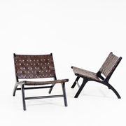 Olivier de Schrijver (*1958), Lounge Chairs, 20. Jahrhundert