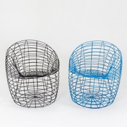 Zwei Stühle in Blau und Schwarz von Anacleto Spazzapan, Italien 21. Jahrhundert