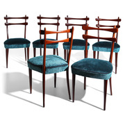 Stühle, attr. Vittorio Dassi, Italien 1950er Jahre
