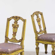 Venezianische Stühle, Italien, Ende 18. Jahrhundert