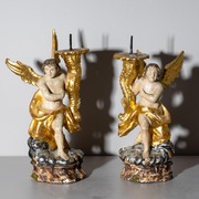 Altarleuchter in Engelform, 18. Jahrhundert