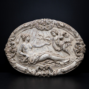 Geschnitztes Medaillon mit Venus Darstellung, 19. Jahrhundert