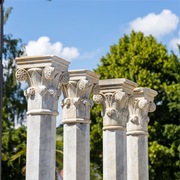 Neogotische Säulen, 19. Jahrhundert, Marmor