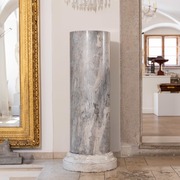 Säulenstumpf aus Marmor, 19. Jahrhundert